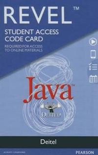 Revel for Deitel Java -- Access Card