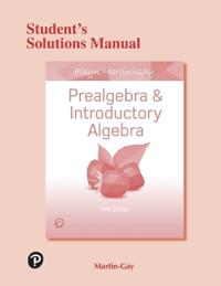 Student Solutions Manual for Prealgebra & Introductory Algebra