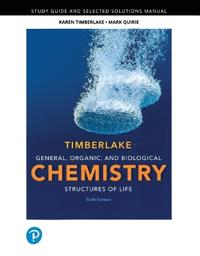 Student Study Guide and Selected Solutions Manual for General, Organic, and Biological Chemistry