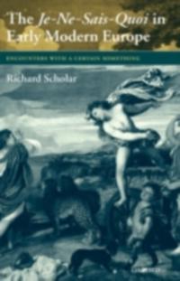 Je-Ne-Sais-Quoi in Early Modern Europe