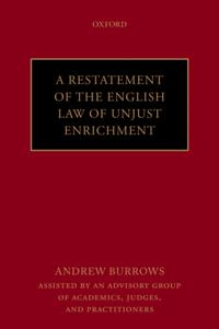 Restatement of the English Law of Unjust Enrichment