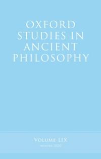 Oxford Studies in Ancient Philosophy, Volume 59