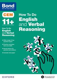 CEM How To Do: Bond 11+ English and Verbal Reasoning (for Cambridge Select Insight)