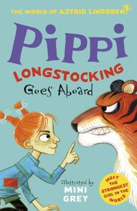 Bokomslag för Pippi Longstocking Goes Aboard