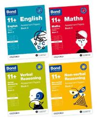 Bond 11+: Assessment Papers Book 2: 9-10 Yrs Bundle: English, Maths, Verbal Reasoning, Non-verbal Reasoning (for GL Assessmentother 11 plus exams)