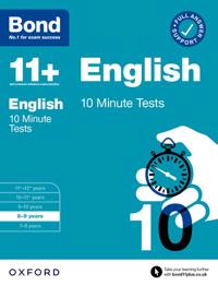 Bond 11+ English 10 Minute Tests with Answer Support 8-9 years (for GL Assessmentother 11 plus exams)