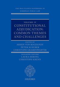 The Max Planck Handbooks in European Public Law