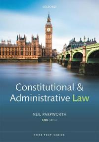 Bokomslag for "Constitutional and Administrative Law"