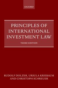 Bokomslag för "Principles of International Investment Law"