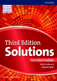 Solutions: Pre-Intermediate: Student's Book B Units 4-6
