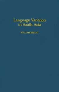 Language Variation in South Asia