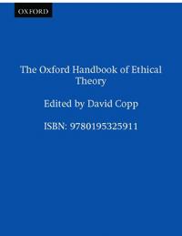 Bokomslag for "The Oxford Handbook of Ethical Theory"