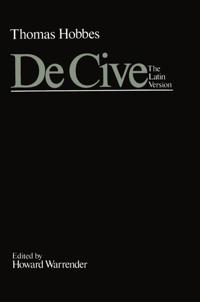 De Cive: The Latin Version