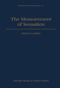 The Measurement of Sensation