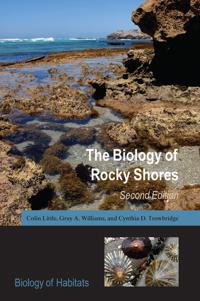 Kirjan kansi "The Biology of Rocky Shores"