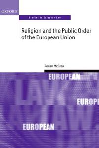Bokomslag för "Religion and the Public Order of the European Union"