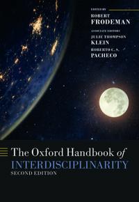 Kirjan kansi "The Oxford Handbook of Interdisciplinarity"