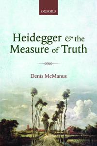 Kirjan kansi "Heidegger and the Measure of Truth"