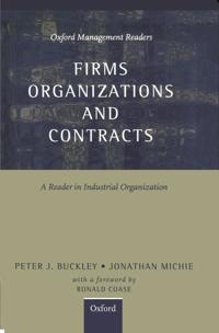 Bokomslag for "Firms, Organizations and Contracts"