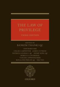 The Law of Privilege