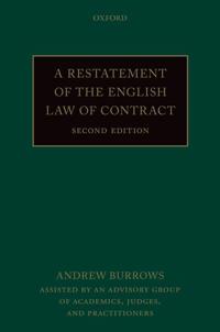 A Restatement of the English Law of Contract