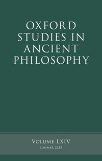 Oxford Studies in Ancient Philosophy