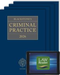 Blackstone's Criminal Practice 2026 (Digital Pack)