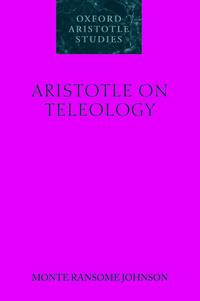 Bokomslag for "Aristotle on Teleology"