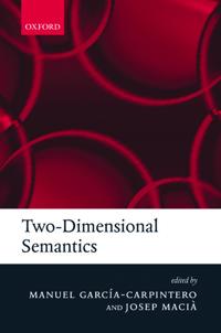 Bokomslag for "Two-Dimensional Semantics"