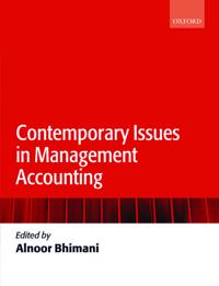 Bokomslag for "Contemporary Issues in Management Accounting"