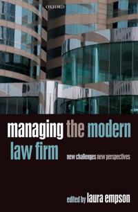 Bokomslag for "Managing the Modern Law Firm"