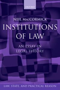 Bokomslag for "Institutions of Law"