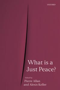 Bokomslag for "What is a Just Peace?"