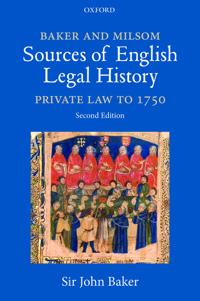 Baker and Milsom Sources of English Legal History