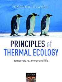 Kirjan kansi "Principles of Thermal Ecology: Temperature, Energy and Life"