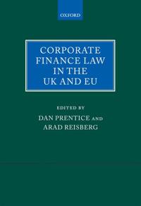 Corporate Finance Law in the UK and EU