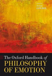 Kirjan kansi "The Oxford Handbook of Philosophy of Emotion"