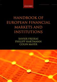 Bokomslag för "Handbook of European Financial Markets and Institutions"