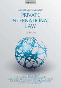 Bokomslag för "Cheshire, North & Fawcett: Private International Law"