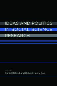 Kirjan kansi "Ideas and Politics in Social Science Research"