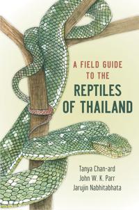 Kirjan kansi "A Field Guide to the Reptiles of Thailand"