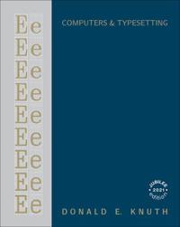 Computers & Typesetting, Volume E