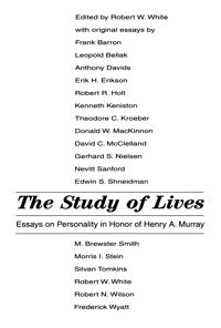 The Study of Lives