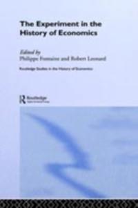 Experiment in the History of Economics
