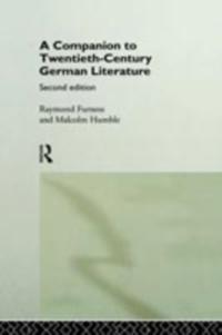 Companion to Twentieth-Century German Literature