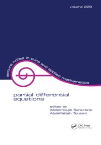 Lecture Notes in Pure and Applied Mathematics