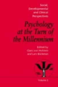 Psychology at the Turn of the Millennium, Volume 2