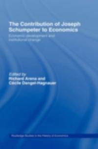 Contribution of Joseph A. Schumpeter to Economics