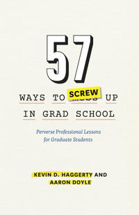 Bokomslag for "57 Ways to Screw Up in Grad School"