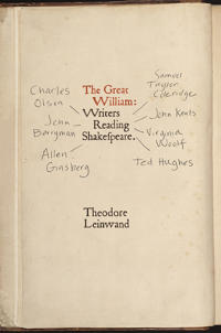 The Great William – Writers Reading Shakespeare